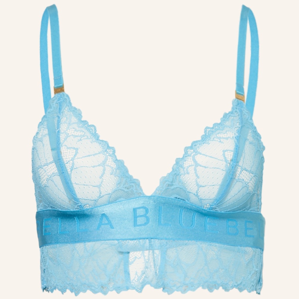 Bluebella Light Blue Lace Wireless Bra